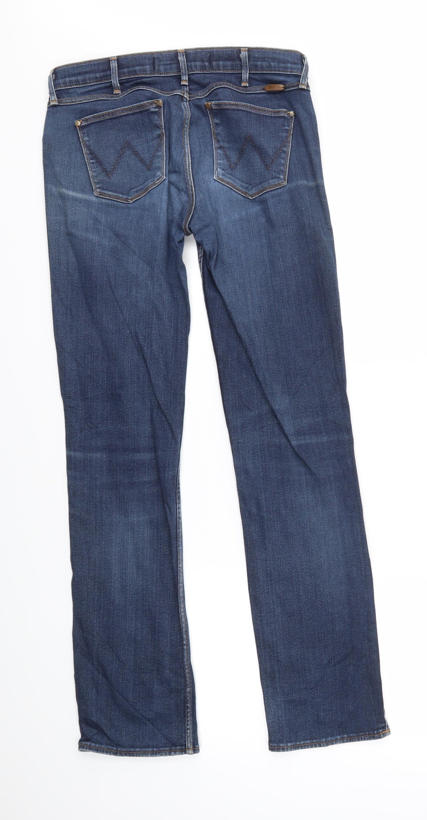 Wrangler Womens Blue   Straight Jeans Size 29 in L32 in - DREW