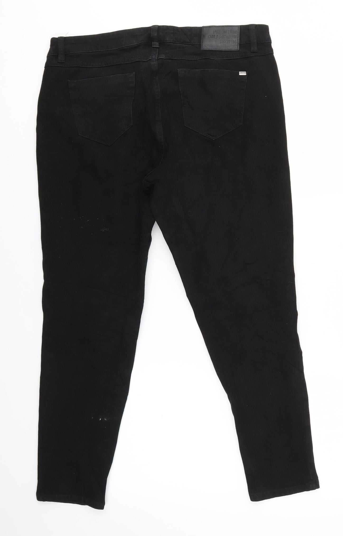 George Womens Black   Mom Jeans Size 16 L24 in