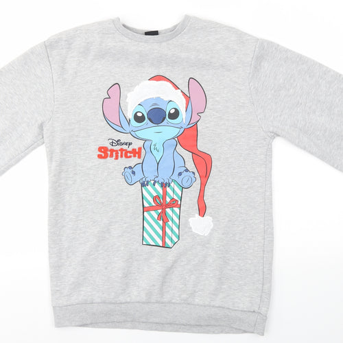 Primark Boys Multicoloured   Pullover Jumper Size 13-14 Years  - CHRISTMAS LILO AND STITCH