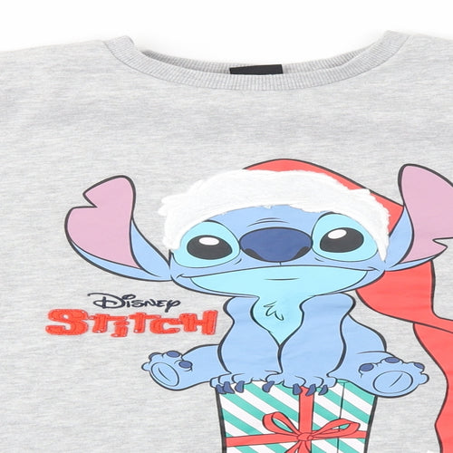Primark Boys Multicoloured   Pullover Jumper Size 13-14 Years  - CHRISTMAS LILO AND STITCH