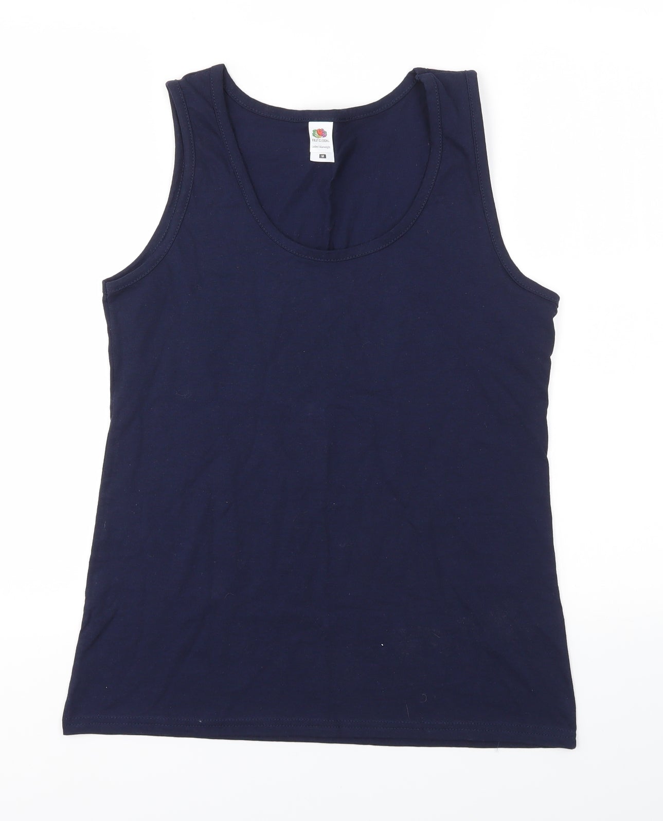 Fruit of the Loom Womens Blue   Basic Tank Size M