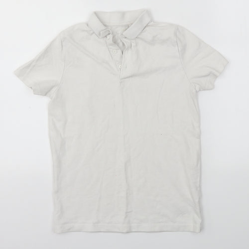 NEXT Girls White   Basic Polo Size 10 Years