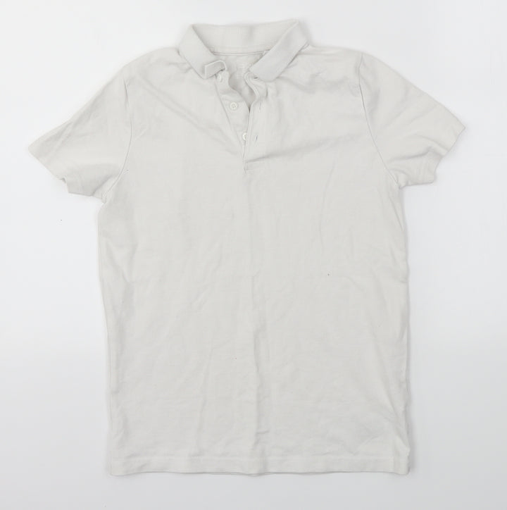 NEXT Girls White   Basic Polo Size 10 Years