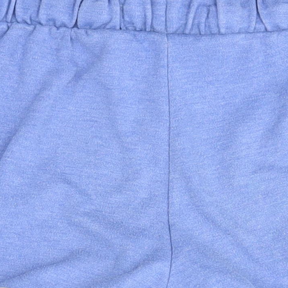 M&S Girls Blue   Sweat Shorts Size 10-11 Years