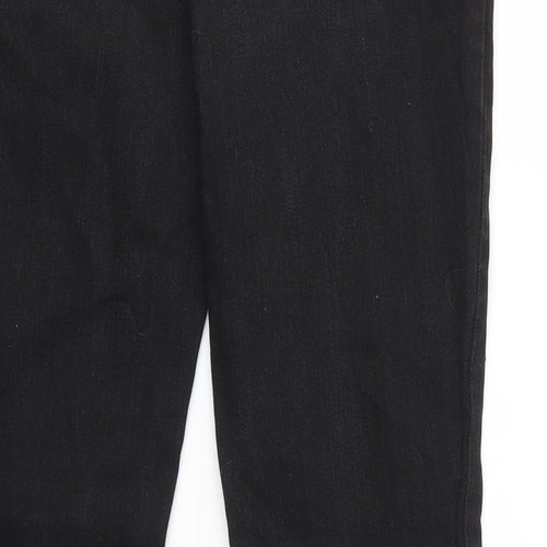 24/7 Authentic Denim Womens Black   Skinny Jeans Size 10 L28 in - FLARE