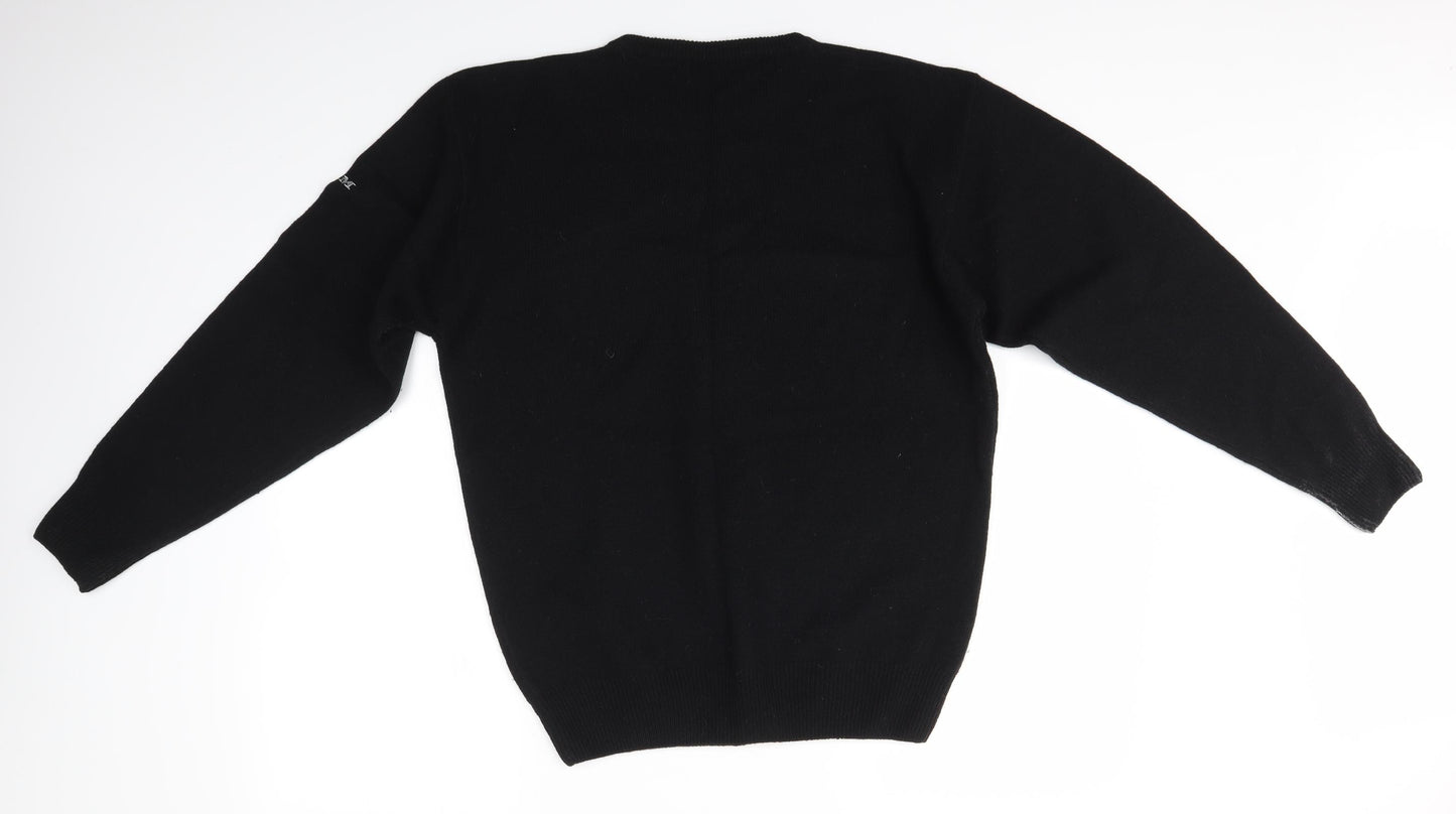 RAM Mens Black   Pullover Jumper Size S
