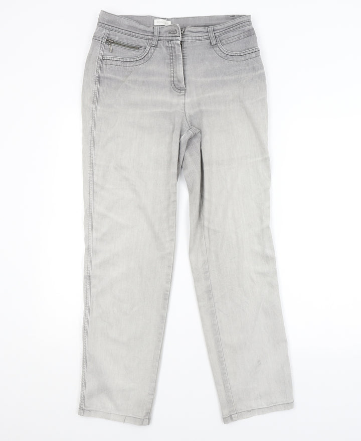 Bonita Womens Grey   Straight Jeans Size 10 L30 in