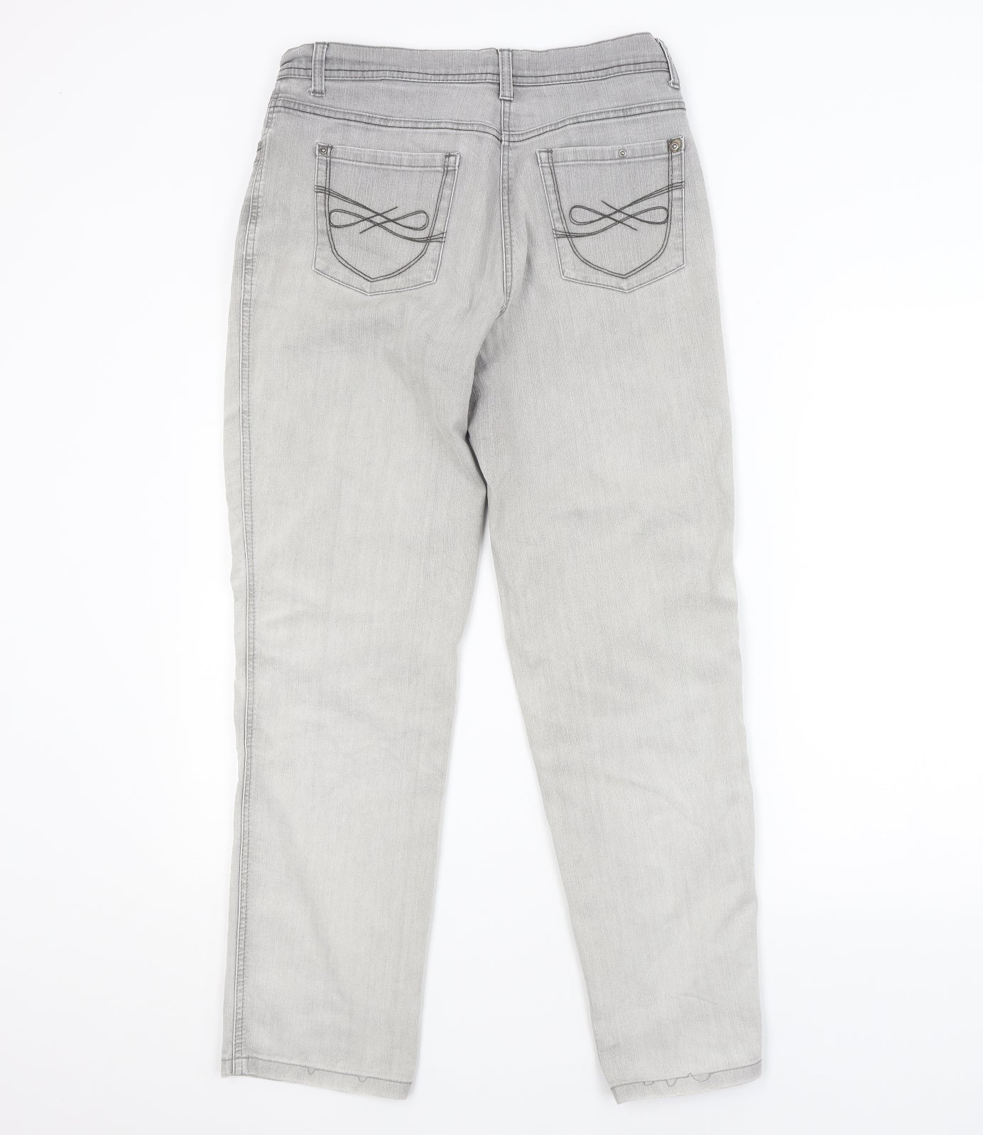 Bonita Womens Grey   Straight Jeans Size 10 L30 in