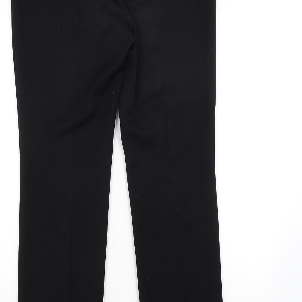 M&S Womens Black   Trousers  Size 12 L29 in