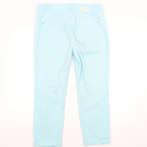 Gerry Weber Womens Blue   Trousers  Size 14 L25 in