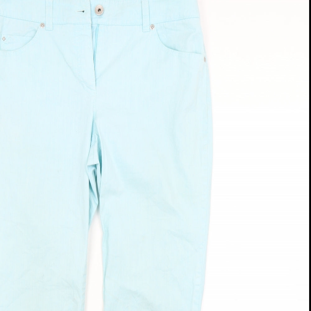 Gerry Weber Womens Blue   Trousers  Size 14 L25 in