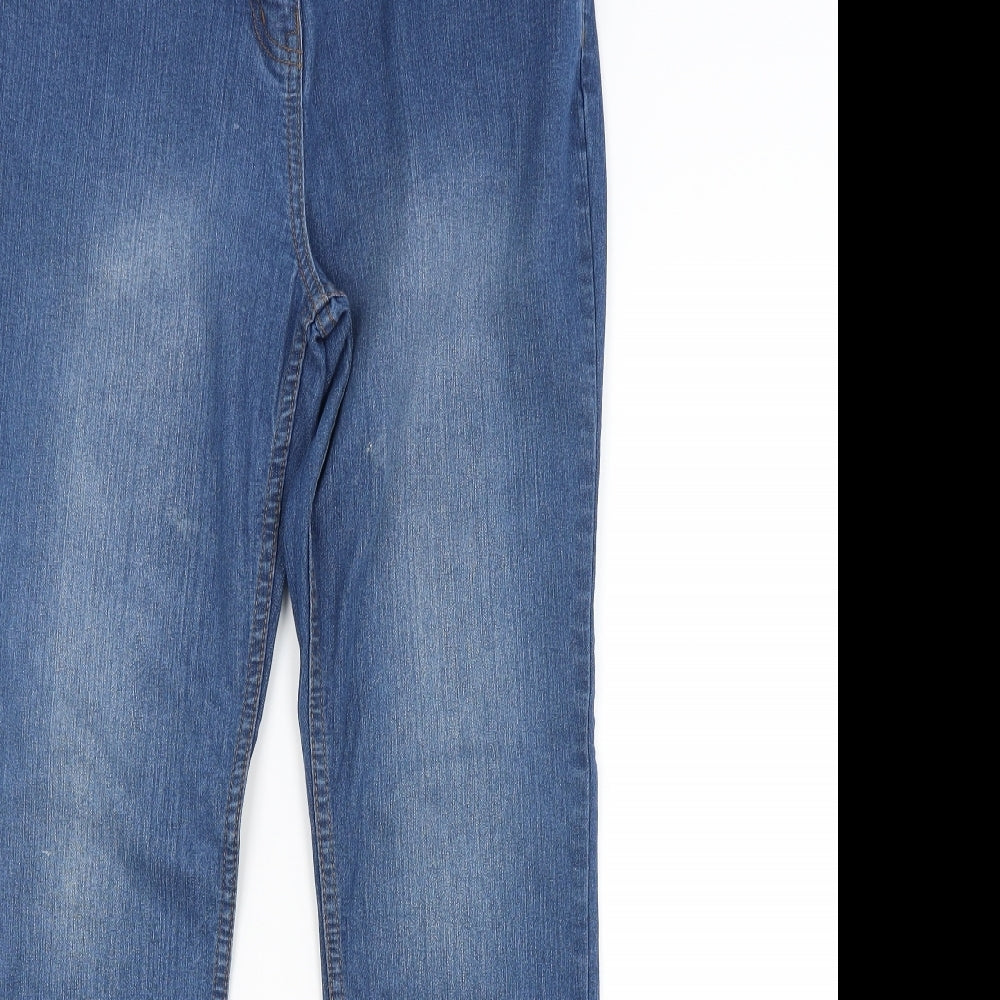 George Womens Blue   Straight Jeans Size 12 L30 in