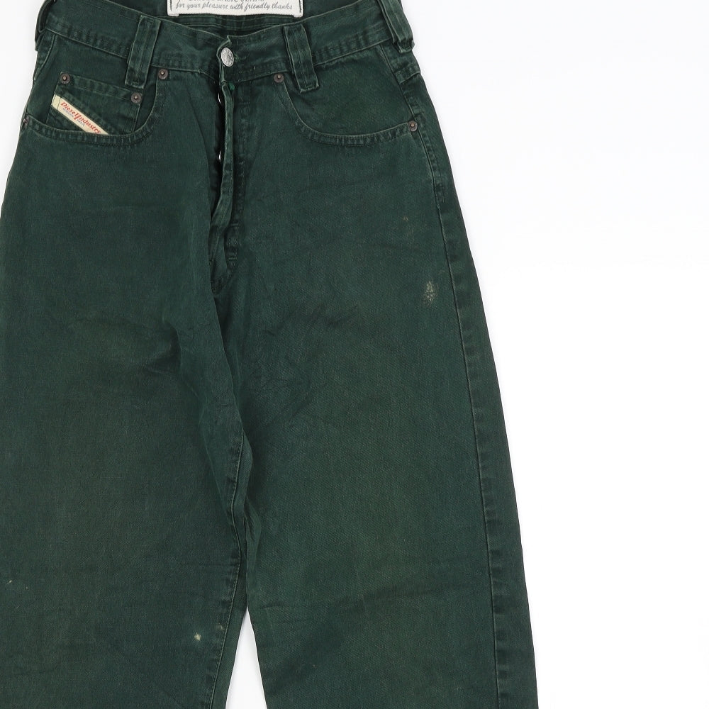 Preworn Womens Green   Straight Jeans  L28 in