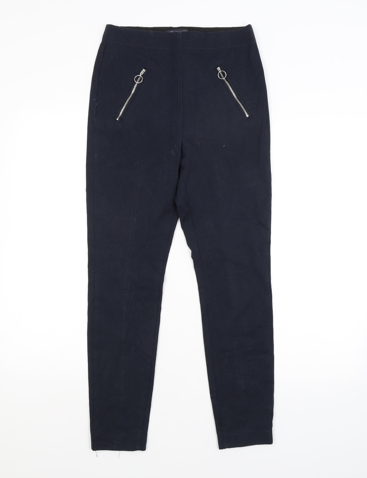 M&S Womens Blue   Trousers  Size 8 L25 in