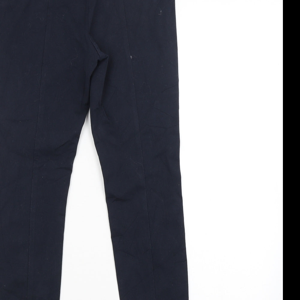 M&S Womens Blue   Trousers  Size 8 L25 in