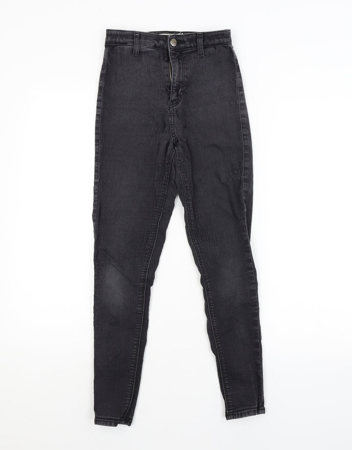 Topshop Womens Grey   Skinny Jeans Size 26 in L30 in
