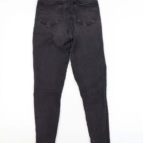 Topshop Womens Grey   Skinny Jeans Size 26 in L30 in