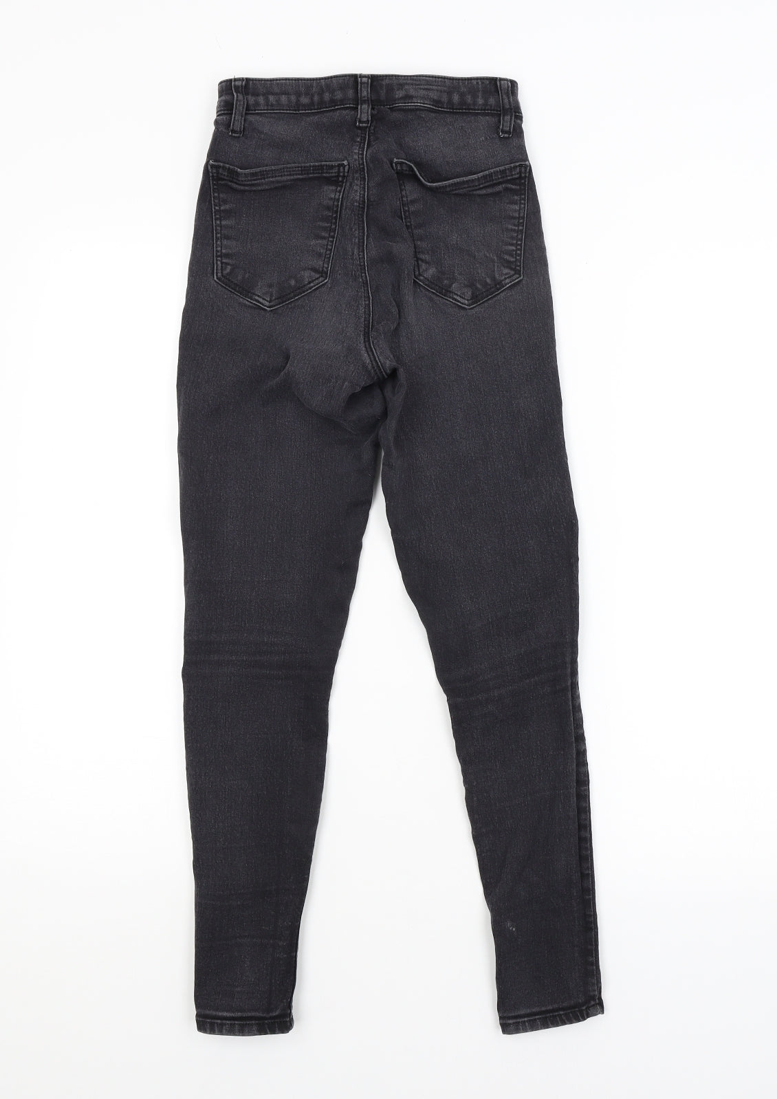 Topshop Womens Grey   Skinny Jeans Size 26 in L30 in