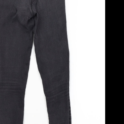 Topshop Womens Grey   Skinny Jeans Size 26 in L30 in