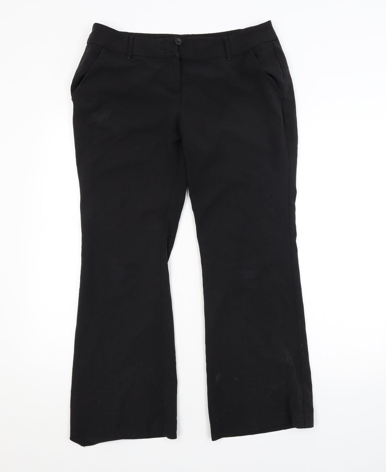 NEXT Womens Black   Trousers  Size 14 L27 in