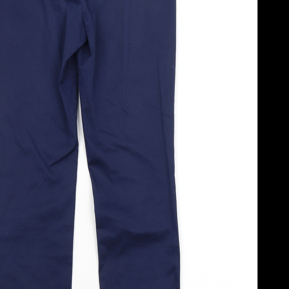 M&S Womens Blue   Trousers  Size 12 L28 in
