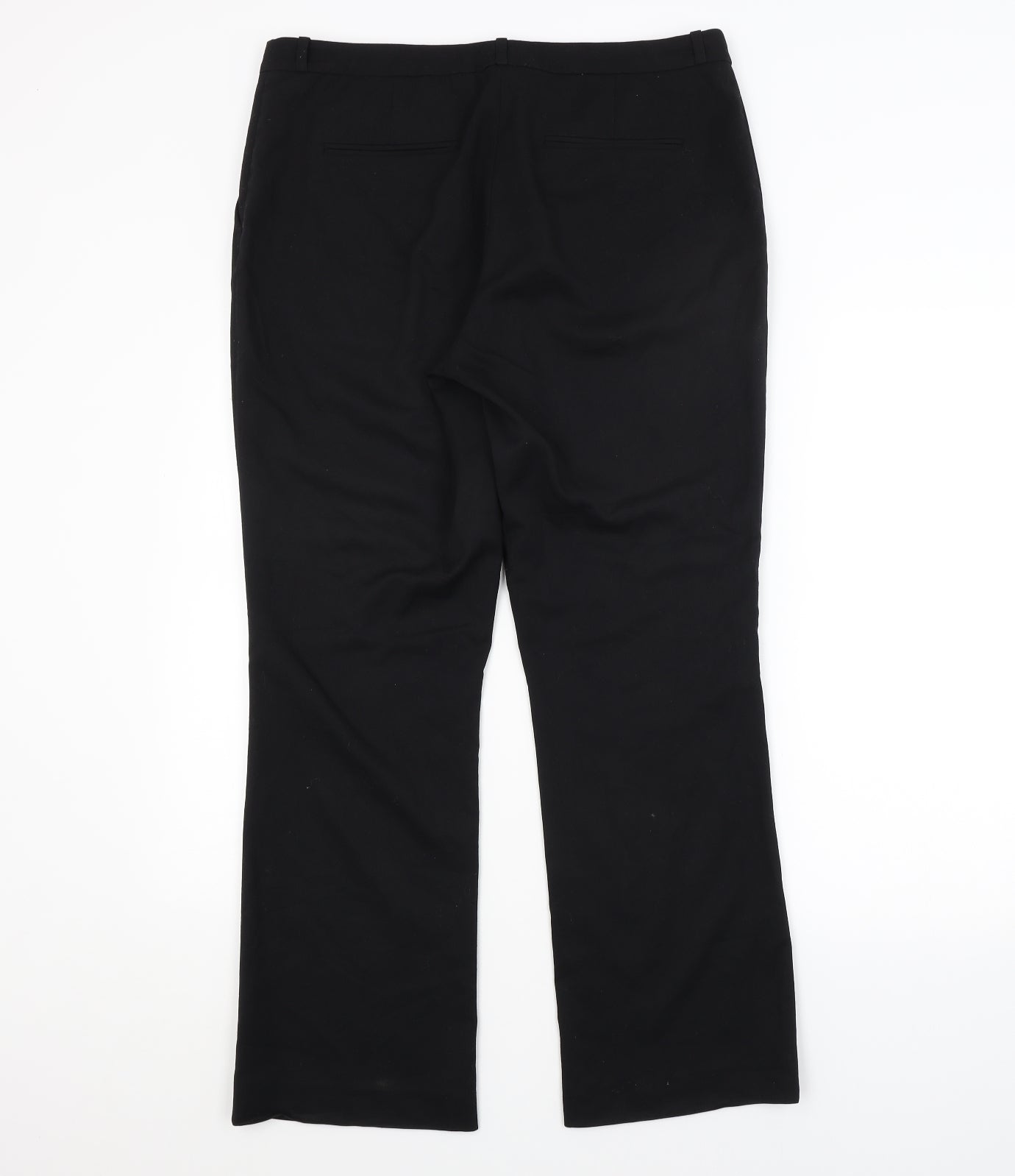 H&M Womens Black   Trousers  Size 14 L28 in