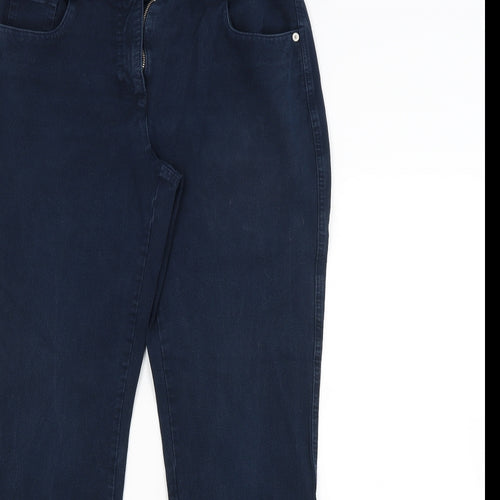 ROBELL Womens Blue   Straight Jeans Size 12 L30 in