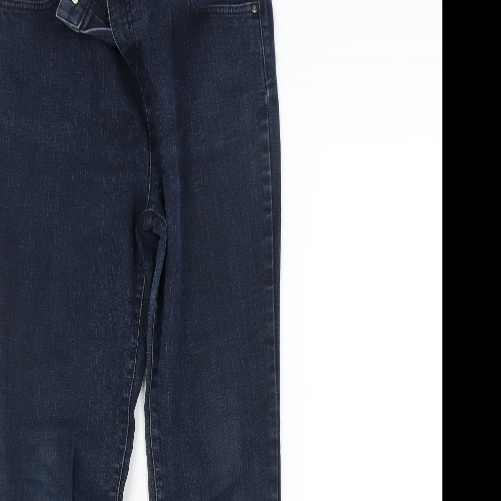 Per Una Womens Blue   Straight Jeans Size 14 L28 in