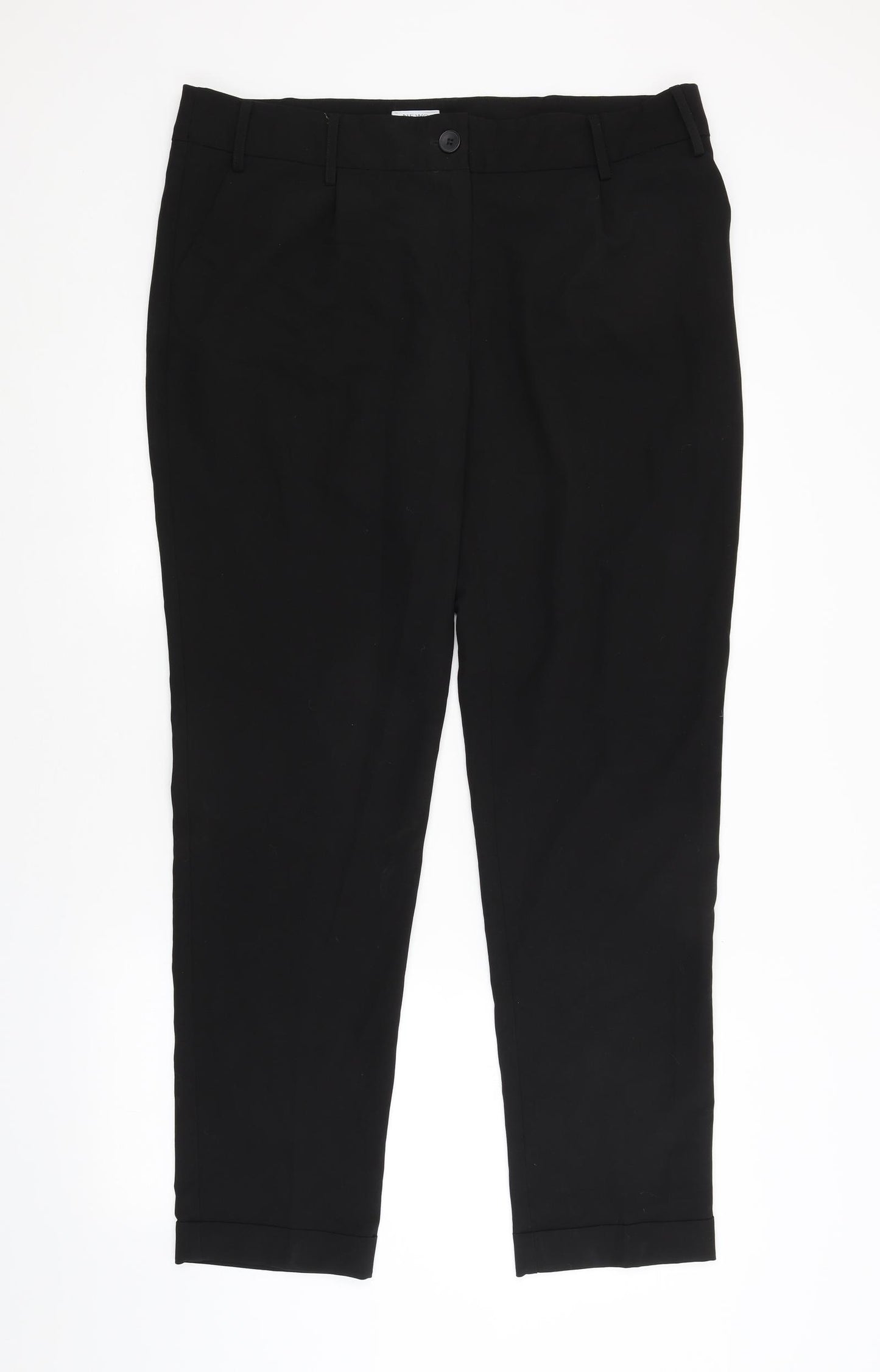 New Look Womens Black   Trousers  Size 16 L32 in