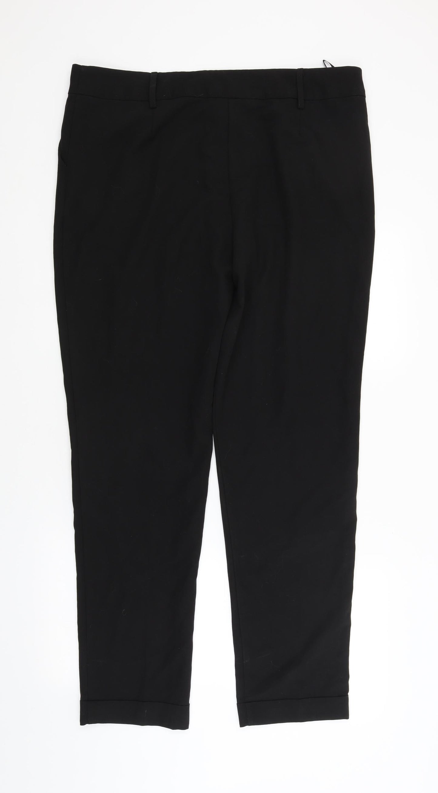 New Look Womens Black   Trousers  Size 16 L32 in
