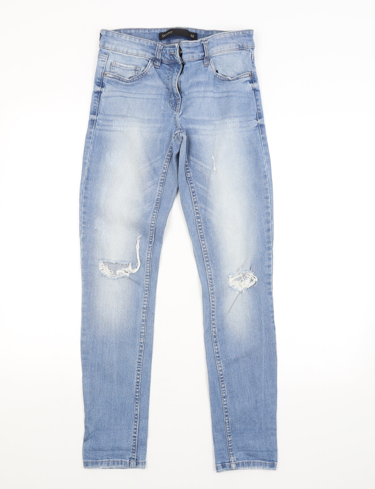 NEXT Womens Blue   Skinny Jeans Size 8 L29 in