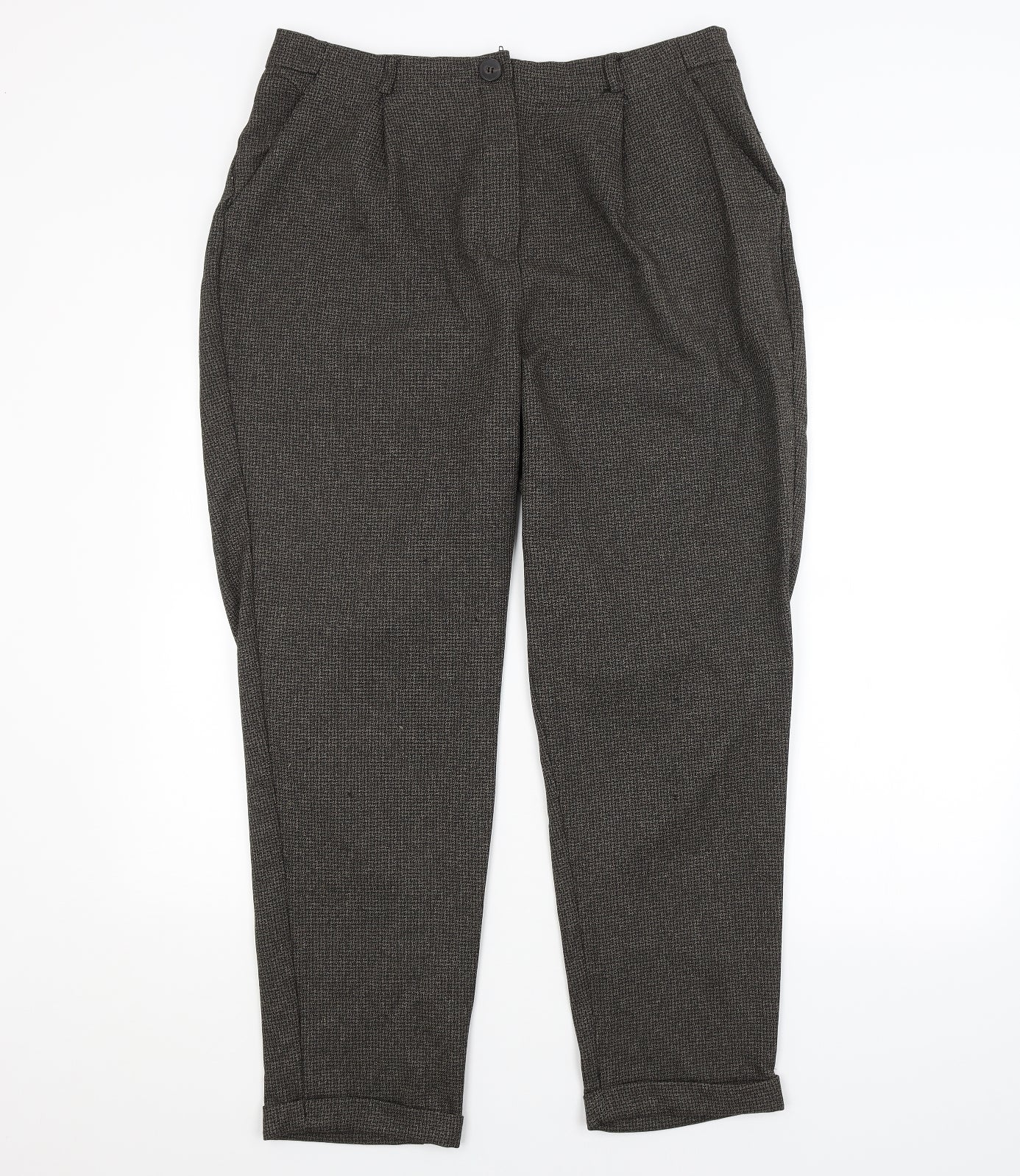 Primark Womens Grey   Trousers  Size 16 L27 in