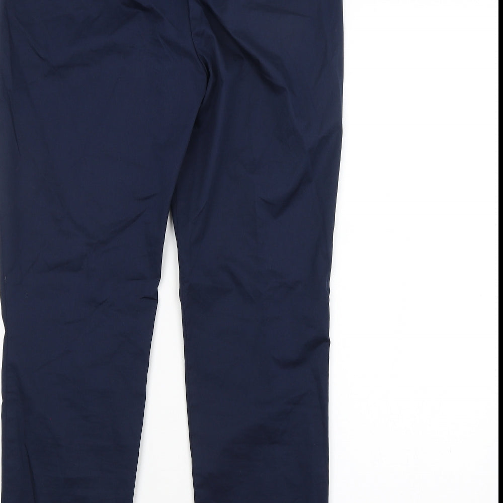 M&S Womens Blue   Trousers  Size 10 L27 in