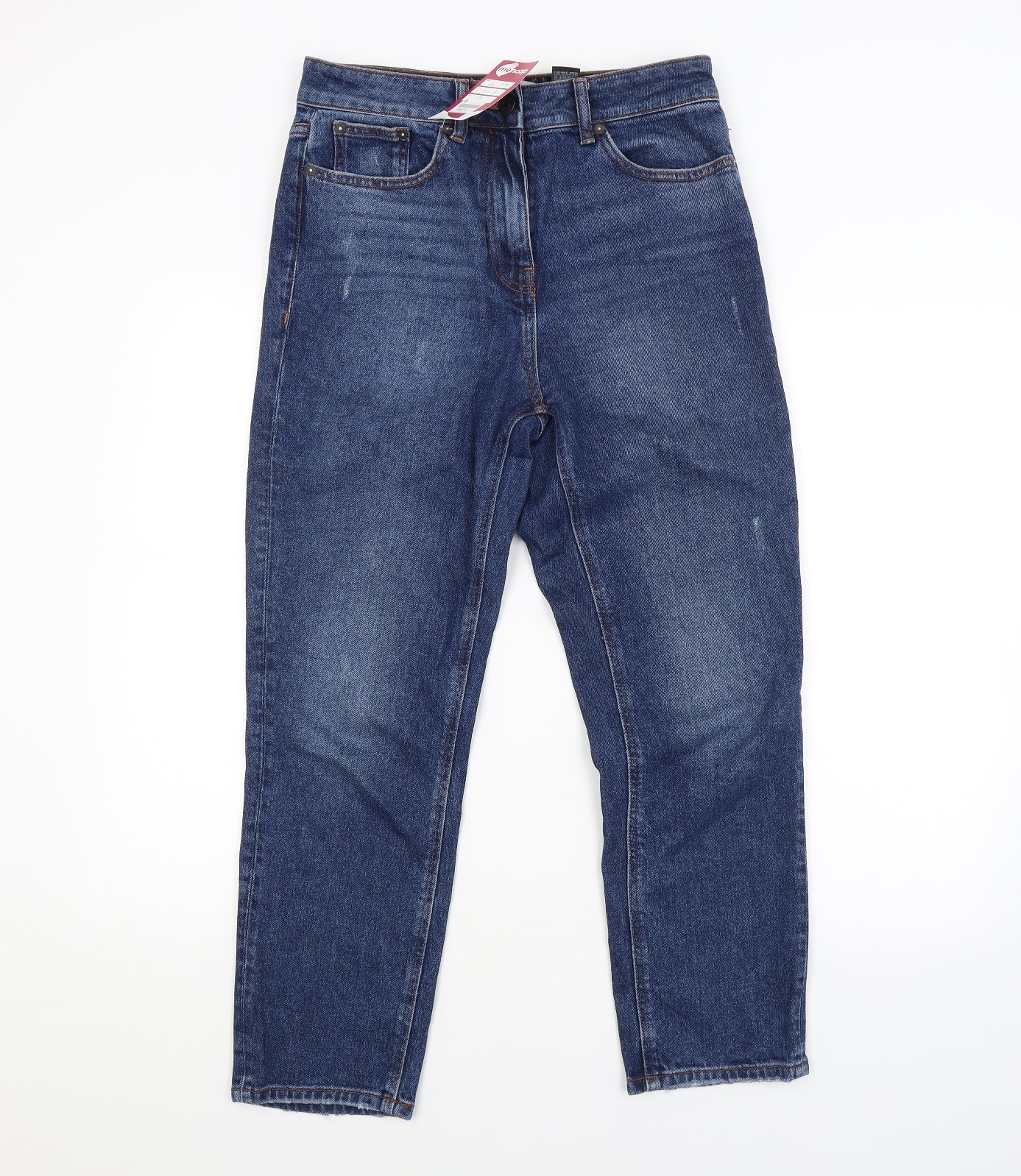 NEXT Womens Blue   Straight Jeans Size 10 L26 in
