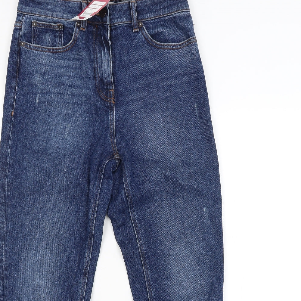 NEXT Womens Blue   Straight Jeans Size 10 L26 in