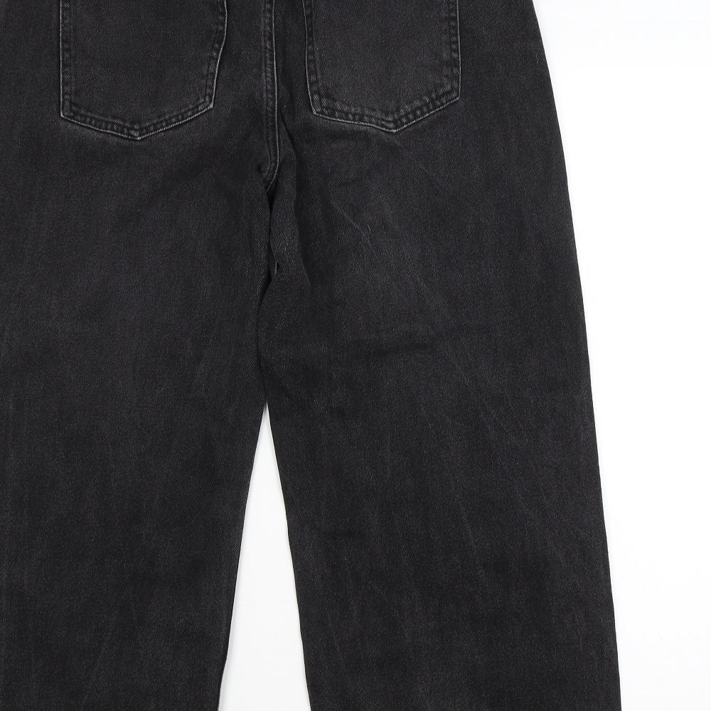River Island Womens Grey   Straight Jeans Size 12 L24 in