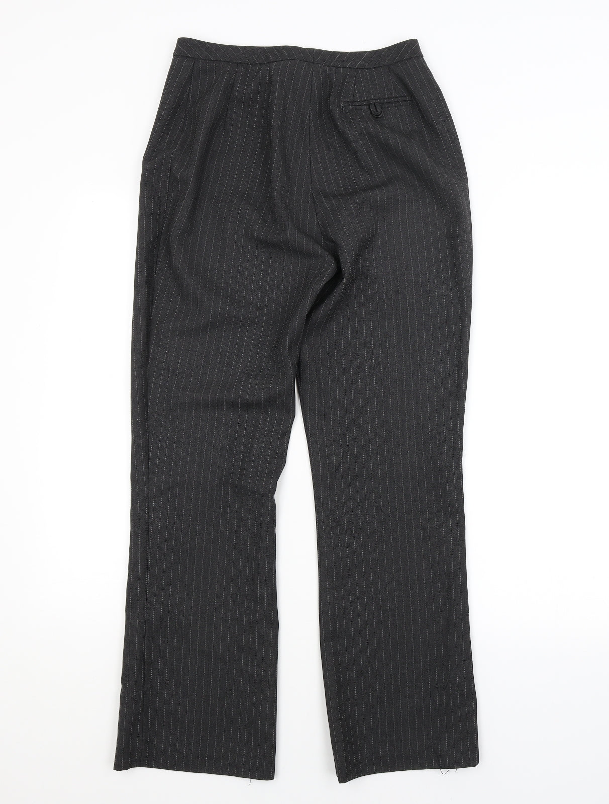 NEXT Womens Grey Striped  Trousers  Size 10 L28 in