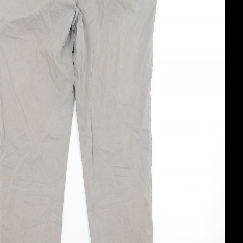 PEBBLE BAY Womens Grey   Jegging Leggings Size 16 L27 in