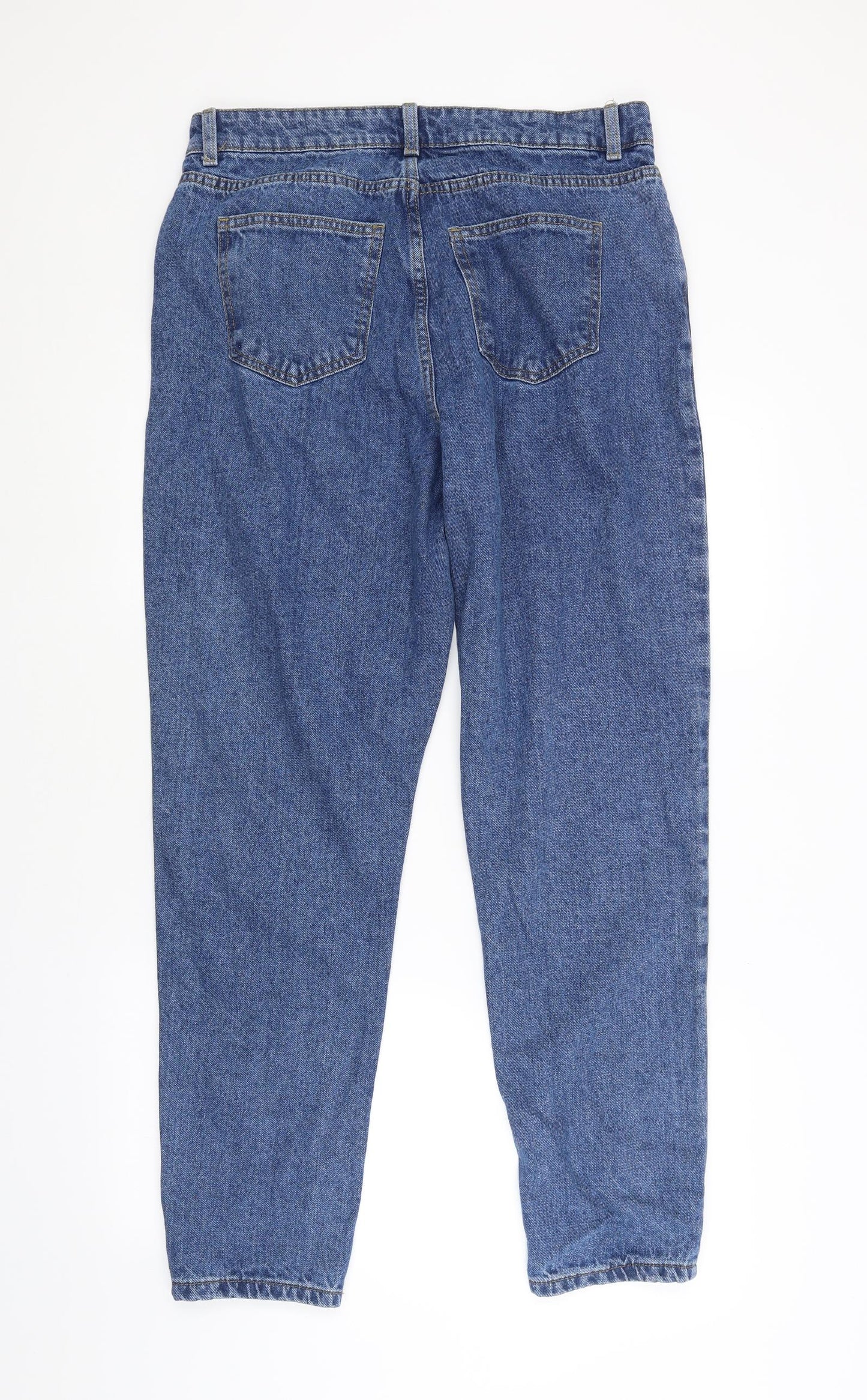 Primark Womens Blue   Straight Jeans Size 14 L30 in