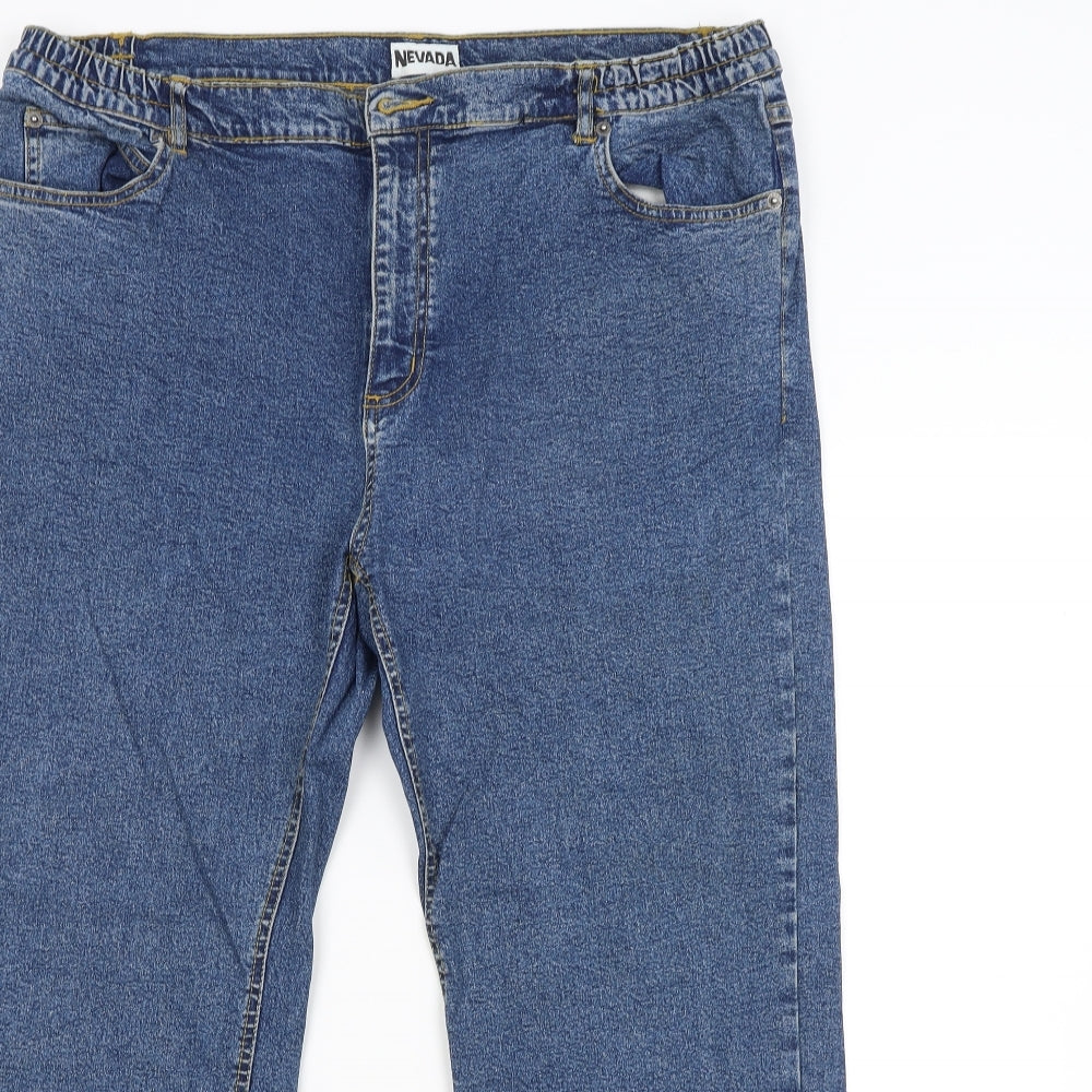 Nevada Womens Blue   Bootcut Jeans Size 18 L27 in