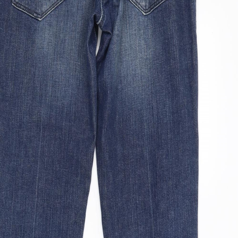 River Island Womens Blue   Bootcut Jeans Size 14 L32 in