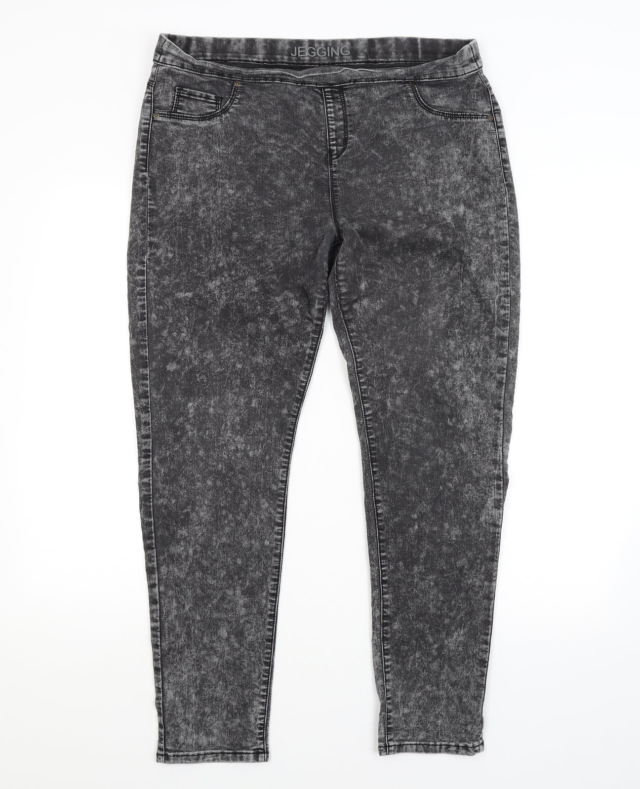 George Womens Grey   Jegging Jeans Size 16 L27 in