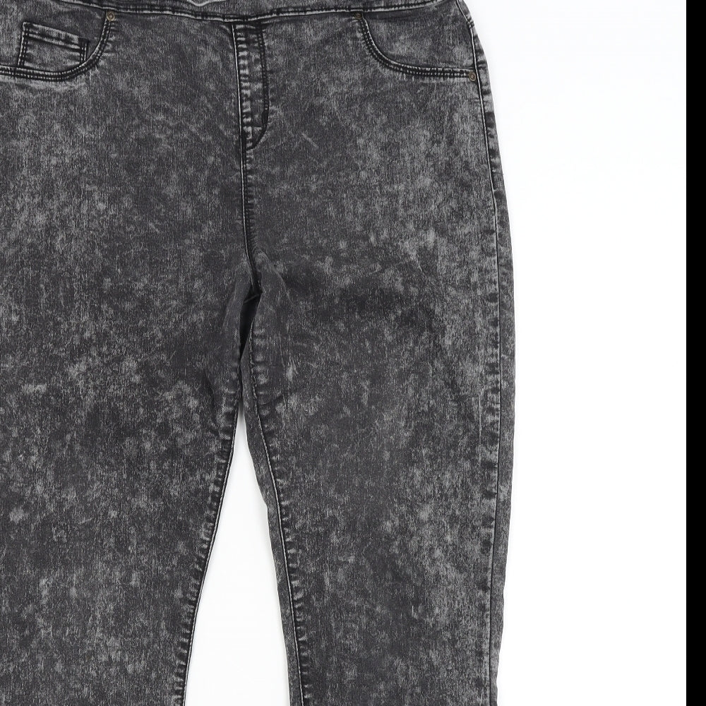 George Womens Grey   Jegging Jeans Size 16 L27 in