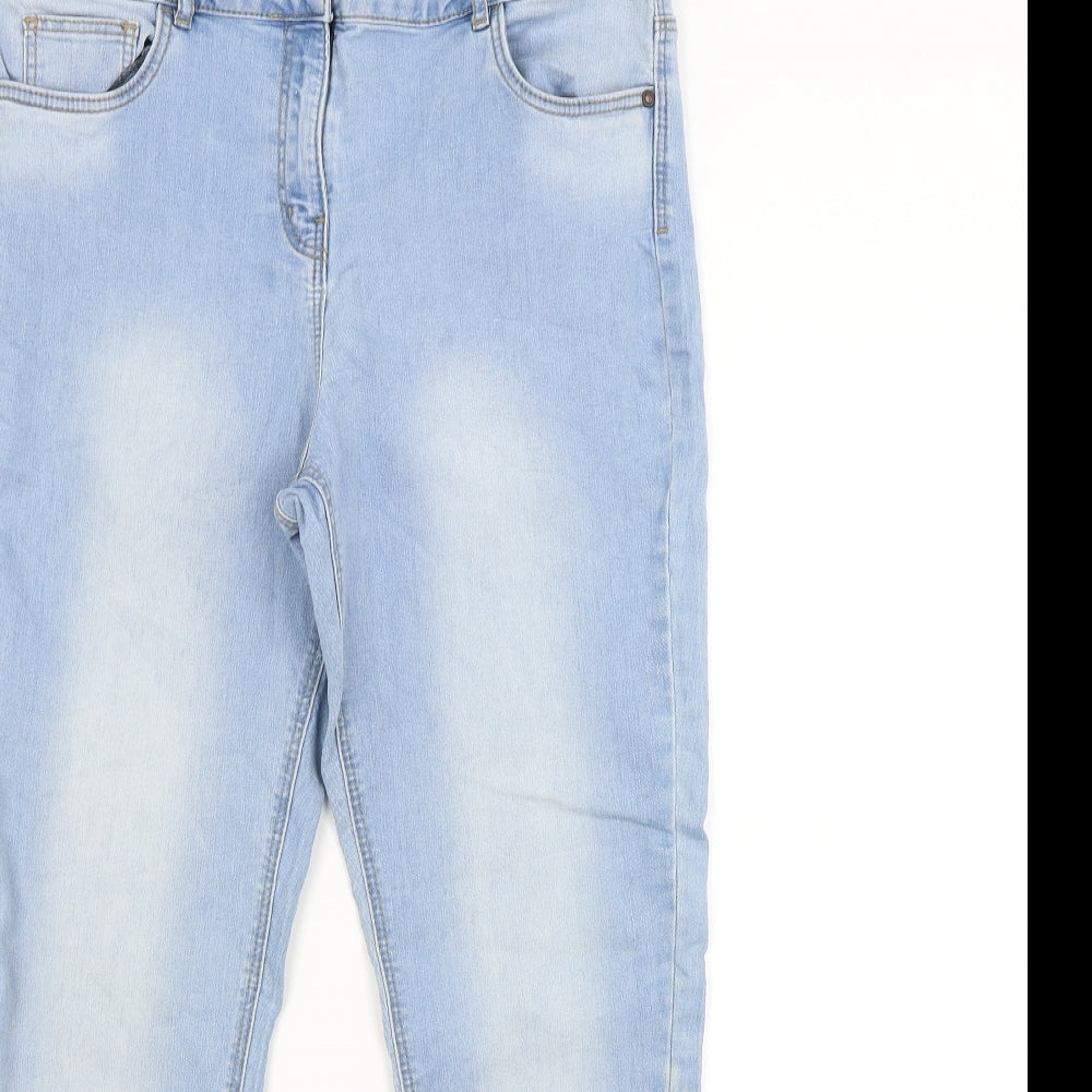 George Womens Blue   Skinny Jeans Size 14 L26 in