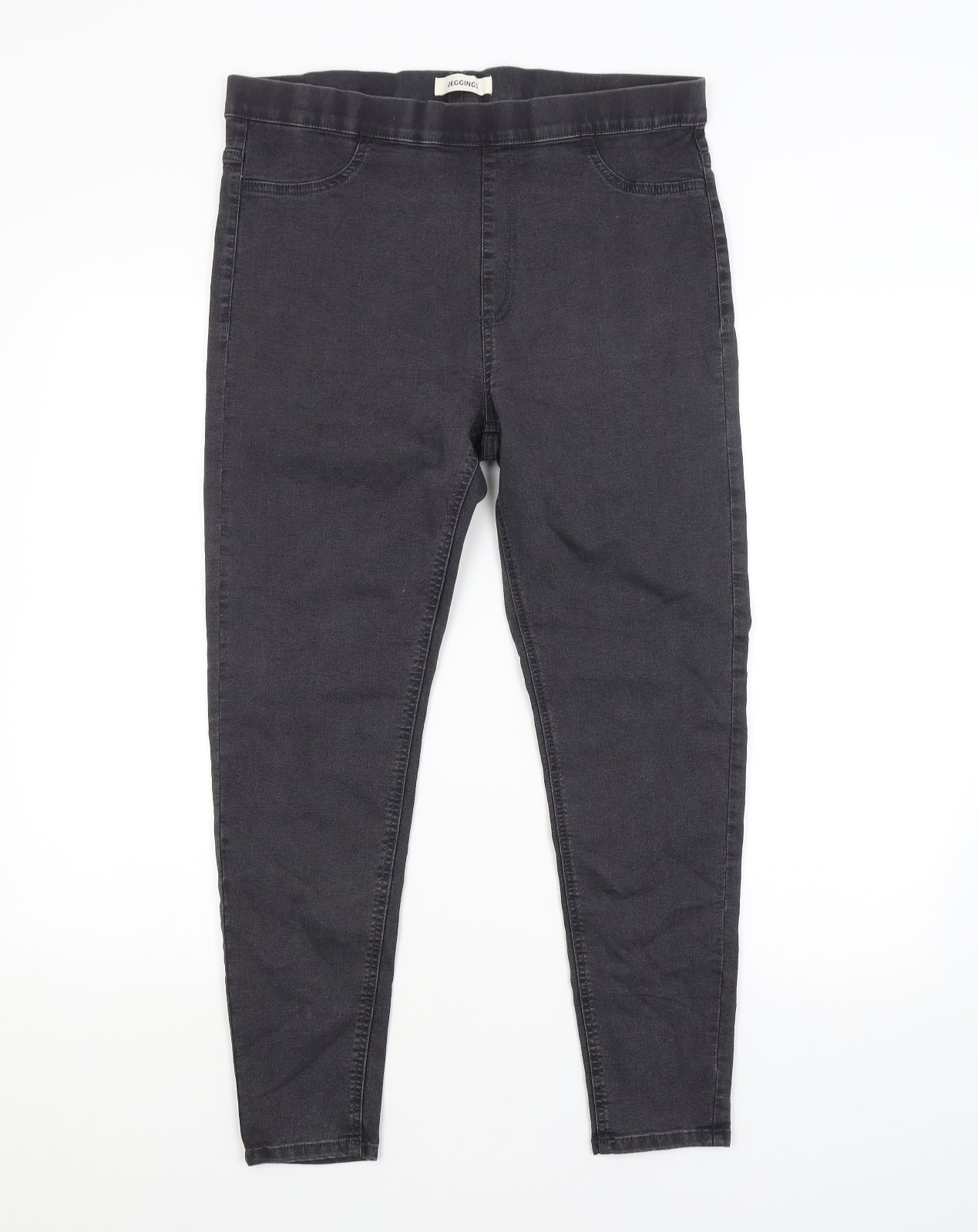M&S Womens Grey   Jegging Jeans Size 16 L25 in