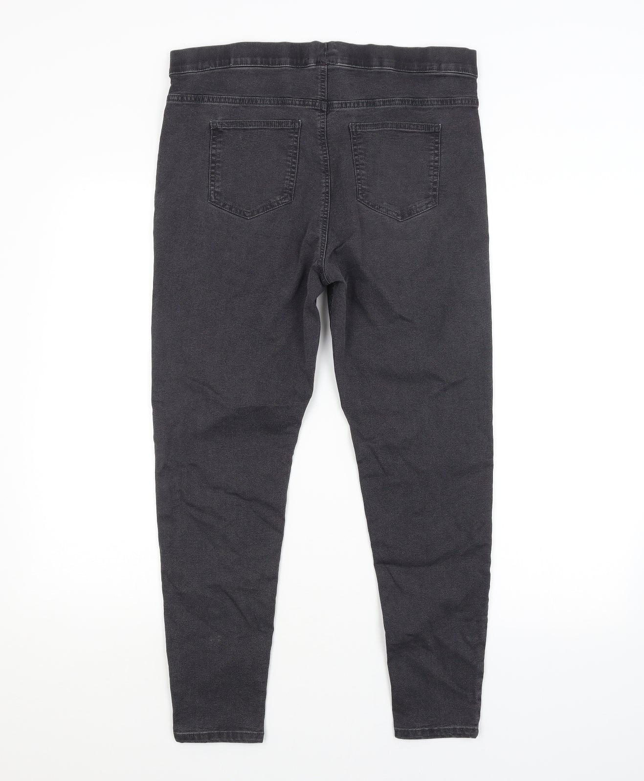 M&S Womens Grey   Jegging Jeans Size 16 L25 in