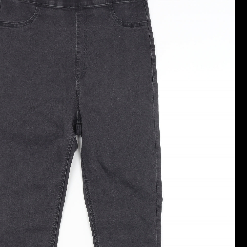 M&S Womens Grey   Jegging Jeans Size 16 L25 in