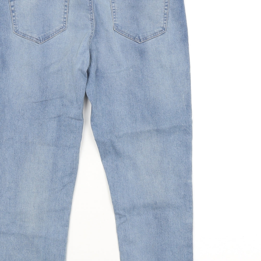 George Womens Blue   Cropped Jeans Size 14 L21 in