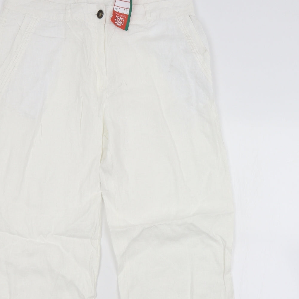 George Womens White   Trousers  Size 14 L29 in