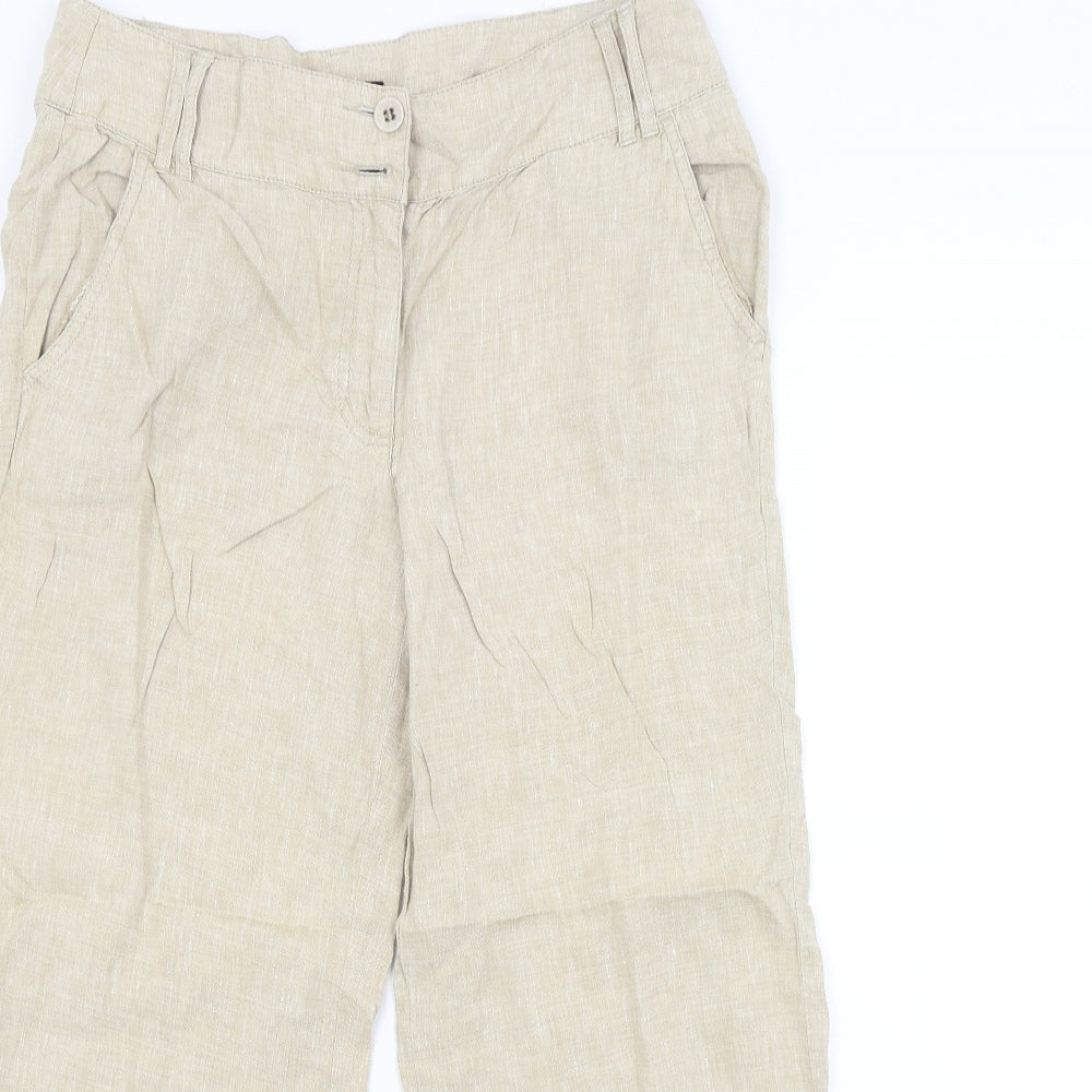 Principles Womens Beige   Trousers  Size 12 L25 in